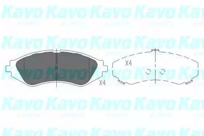 Колодки гальмівні KAVO PARTS KBP-1008
