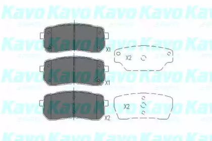 Колодки тормозные KAVO PARTS KBP-3026