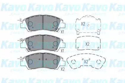 Колодки тормозные KAVO PARTS KBP-3047