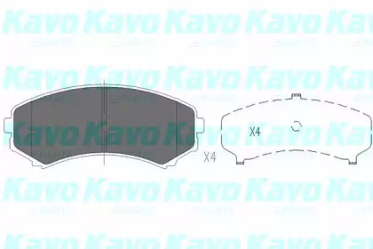 Колодки гальмівні KAVO PARTS KBP-4504