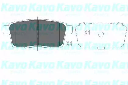 Колодки тормозные KAVO PARTS KBP-4559