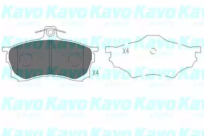 Колодки тормозные KAVO PARTS KBP-5506
