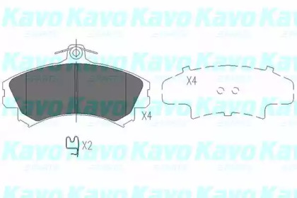 Колодки тормозные KAVO PARTS KBP-5507
