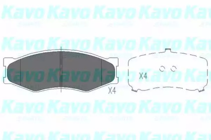 Колодки гальмівні KAVO PARTS KBP-6523