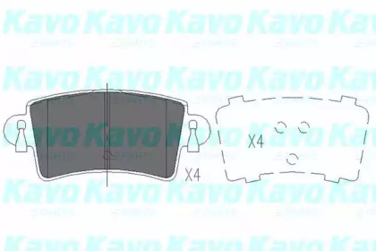 Колодки гальмівні KAVO PARTS KBP-6564