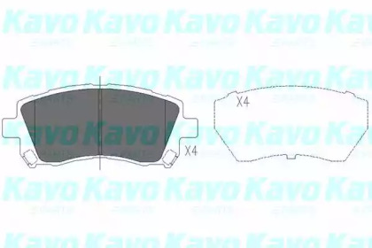Колодки тормозные KAVO PARTS KBP-8001