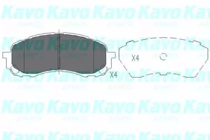 Колодки гальмівні KAVO PARTS KBP-8018