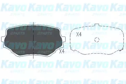 Колодки гальмівні KAVO PARTS KBP-8506