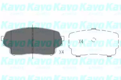 Колодки тормозные KAVO PARTS KBP-8511