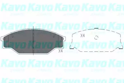 Колодки тормозные KAVO PARTS KBP-9001