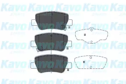 Колодки гальмівні KAVO PARTS KBP-9107
