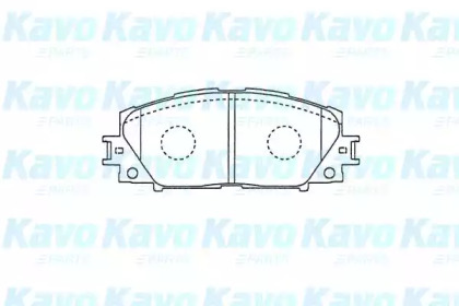 Колодки гальмівні KAVO PARTS KBP-9140