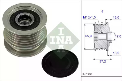 Шкив ремня генератора INA 535 0009 10