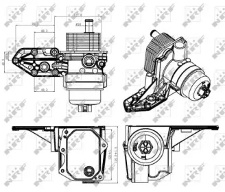 Радиатор масляный NRF 31309