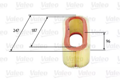 Фильтр воздушный VALEO 585643