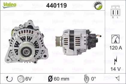 Генератор VALEO 440119