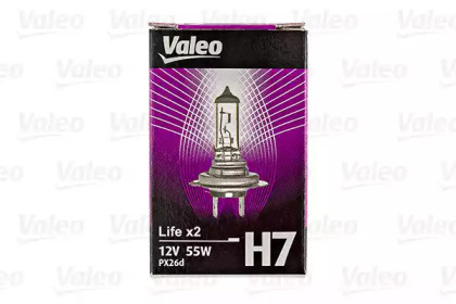 Лампа H7 Life x2 VALEO 032517