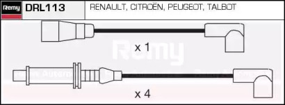 Комплект электропроводки REMY DRL113