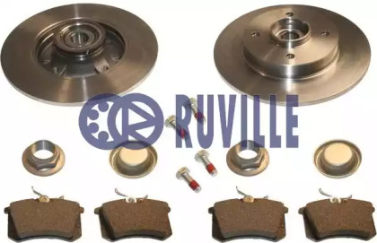 Комплект тормозов RUVILLE 6643BD1