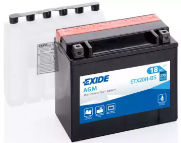 Аккумулятор AGM 18Ач 270А EXIDE ETX20HBS