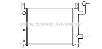 Радиатор охлаждения AVA DN2046