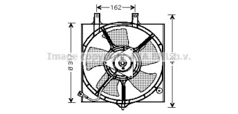 Вентилятор радиатора AVA DN7510