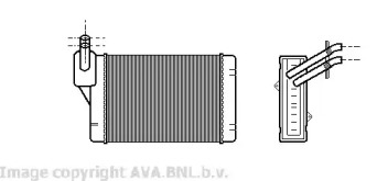 Радіатор опалення салону AVA VW6069