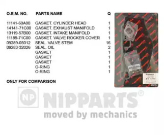 Комплект прокладок NIPPARTS J1248037