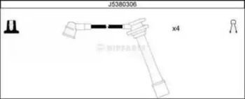 Провода зажигания высоковольтные комплект NIPPARTS J5380306