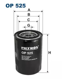 Фільтр оливи FILTRON OP525