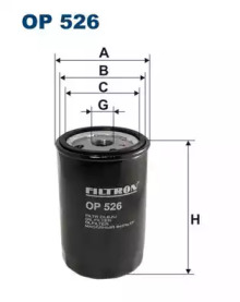 Фільтр оливи FILTRON OP526