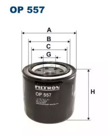 Фільтр оливи FILTRON OP557