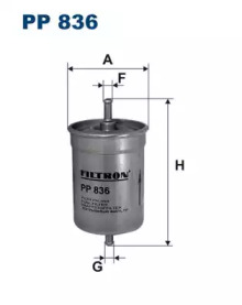 Фильтр топливный FILTRON PP836