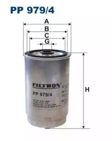 Фильтр топливный FILTRON PP979/4