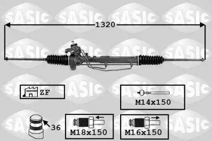 Механізм рульовий SASIC 7006152
