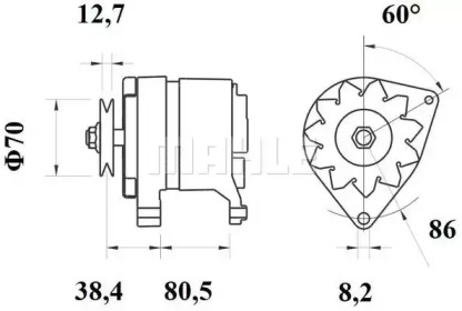 Генератор MAHLE MG 451