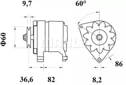 Генератор MAHLE MG 261