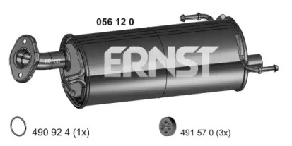 Амортизатор ERNST 056120