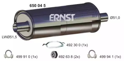 Амортизатор ERNST 650045