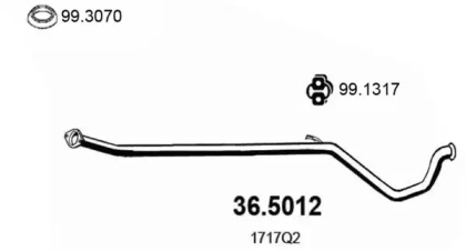 Трубка ASSO 36.5012