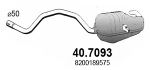 Амортизатор ASSO 40.7093