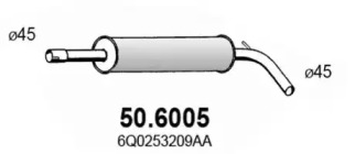 Амортизатор ASSO 50.6005