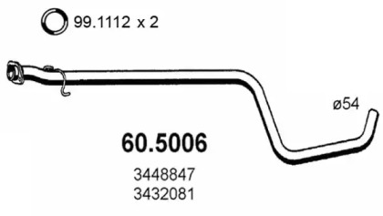 Трубка ASSO 60.5006