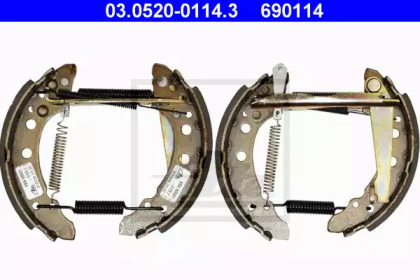 Колодки тормозные ATE 03.0520-0114.3