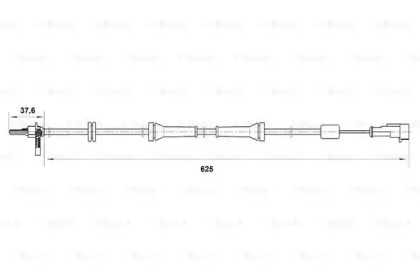 Датчик АБС (ABS) BOSCH 0 265 007 018