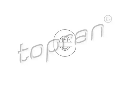 Кронштейн глушителя HANS PRIES/TOPRAN 104403