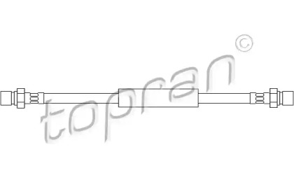 Шланг тормозной передний HANS PRIES/TOPRAN 103358