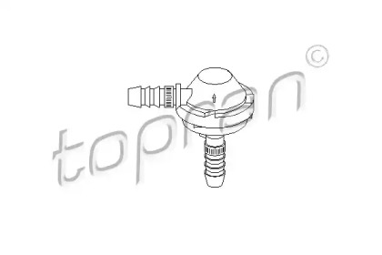 Клапан обратный вакуумной системы HANS PRIES/TOPRAN 112282