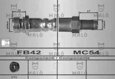 Патрубок MALO 80263