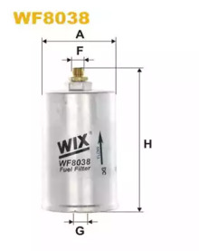 Фильтр топливный WIX WF8038